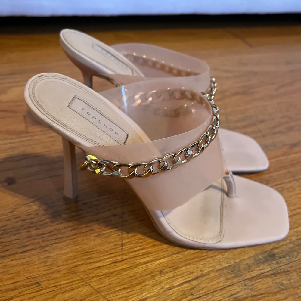 Topshop Open Toe Heel